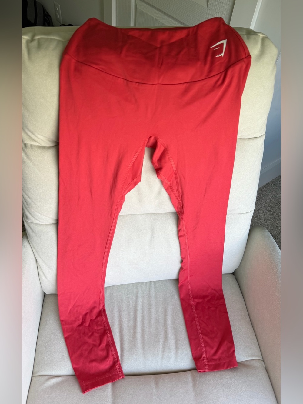 Red Gymshark Training Leggings